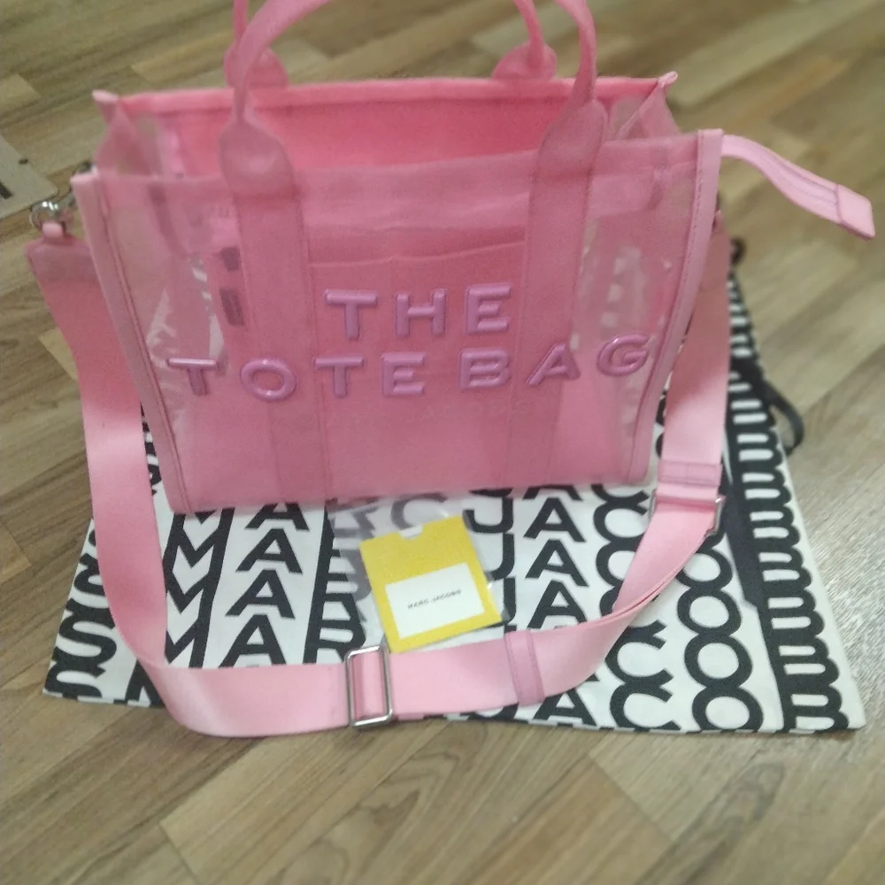 Marc Jacobs Tote Bag Pink Tote Bag In Very E.U.C With Dustbag Medium Size